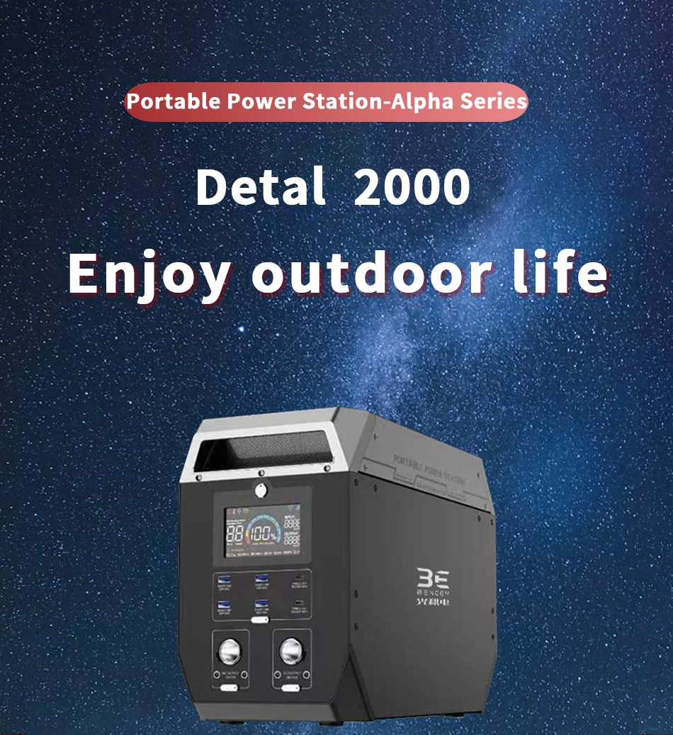 Portable Power Station Solar Generator 5000W Inverter Battery Generator For Fishing 1000w 2000w Portable Solar Generators