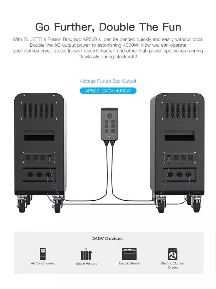 2kw off-Grid Solar System Portable Energy Power Generator 5kwh Outdoor Home Office Solar Power Station