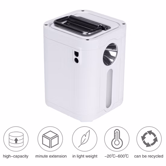 AC DC USB Carga inalámbrica Batería de litio 100W Generador de energía Banco de energía solar Camping al aire libre Viajes Estación de energía portátil